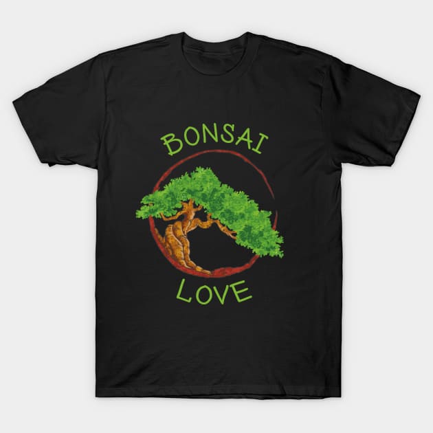 Bonsai Tree Japanese Gardening T-Shirt by Design Seventytwo